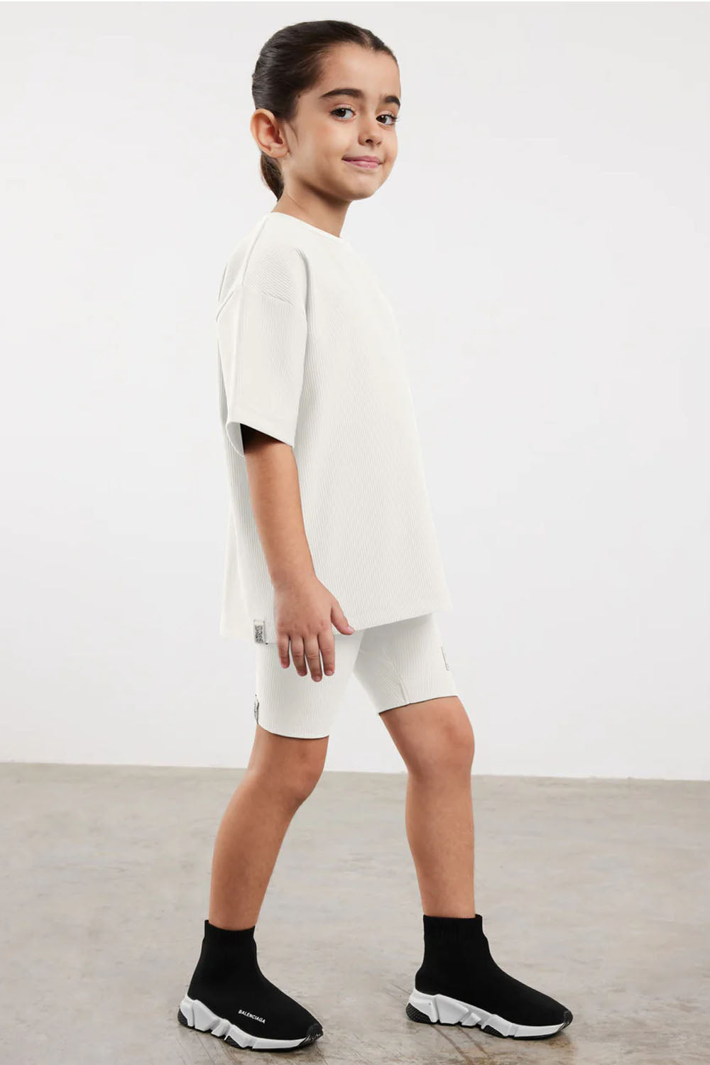 Kids Ribbed Cycling Short for Unisex - Maison7