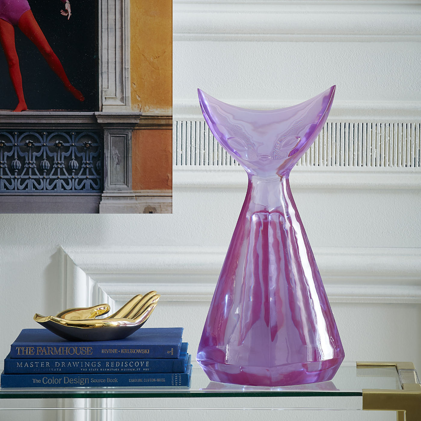 Brass Hand Bowl – Polished Sculptural Catchall