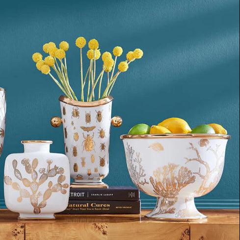 Botanist Coral Centerpiece Bowl