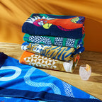 منشفة شاطئ إيدن - قطن بطبعة ثعبان