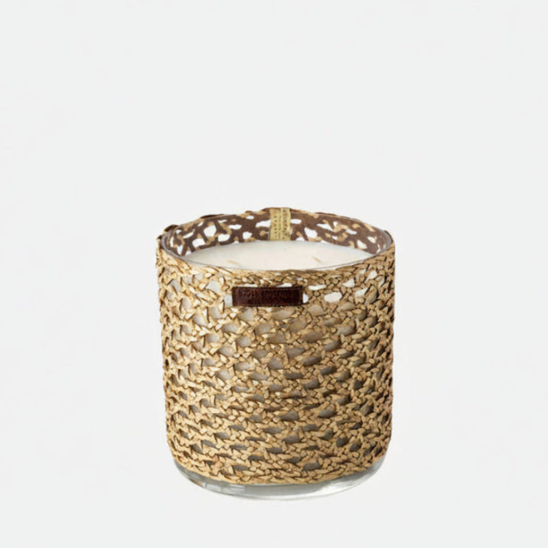 Scented Candle - Raffia Collection ( M )