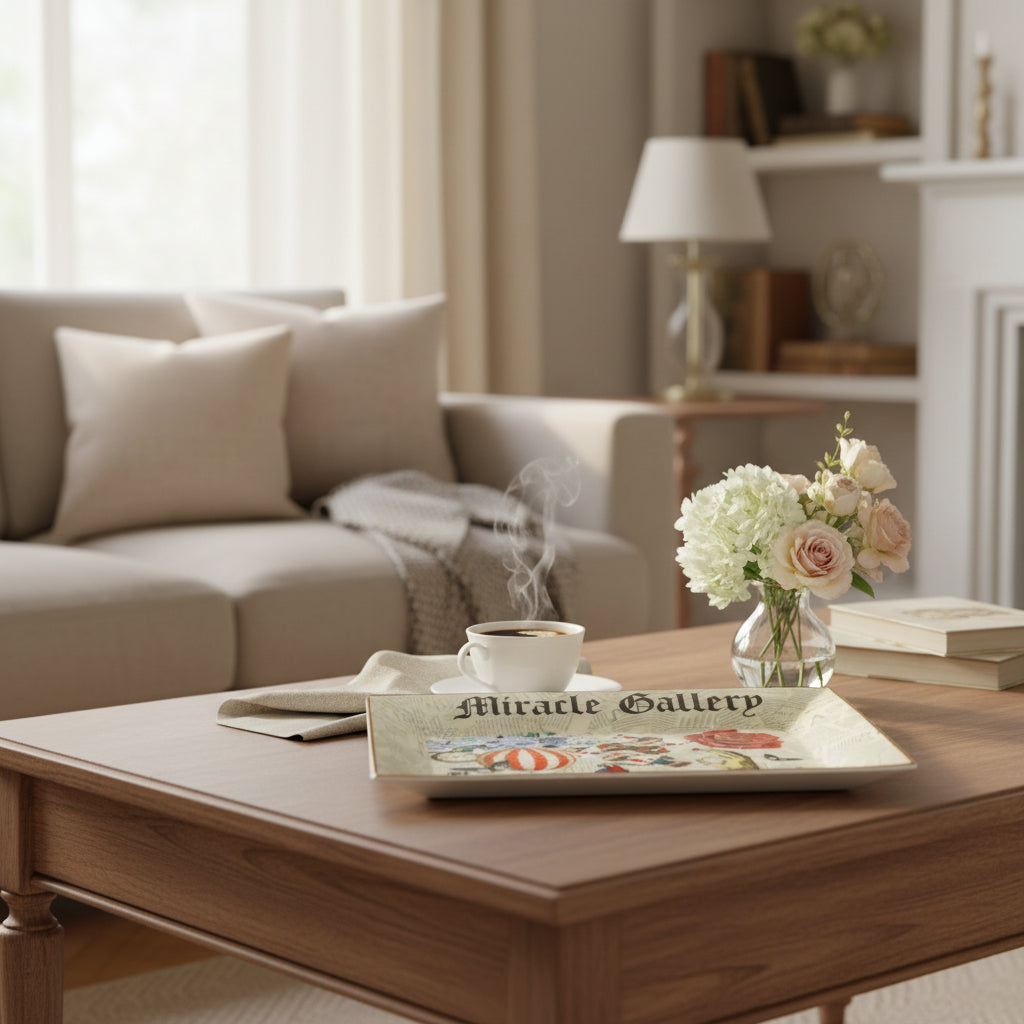 Maison La Bougie  Rose Rouge Vide Poche