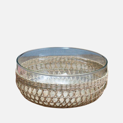 Seagrass Cage Extra Large Bowl – Handwoven