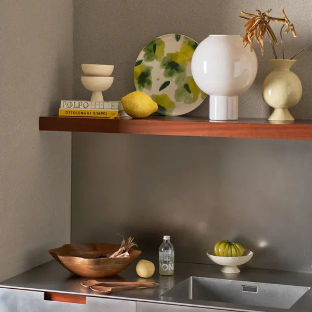 Bonnie Handcrafted Mango Wood Serving Bowl – Golden Oak