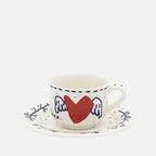 Set of 2 coffee cups & saucers - L'Archipel Sentimental