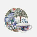 Set of 2 Tea Cups & Saucers - The Palace Garden