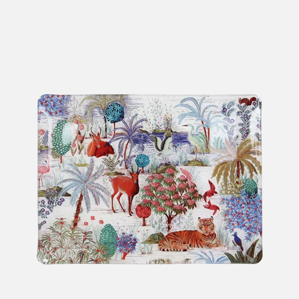 Small acrylic tray - The palace garden