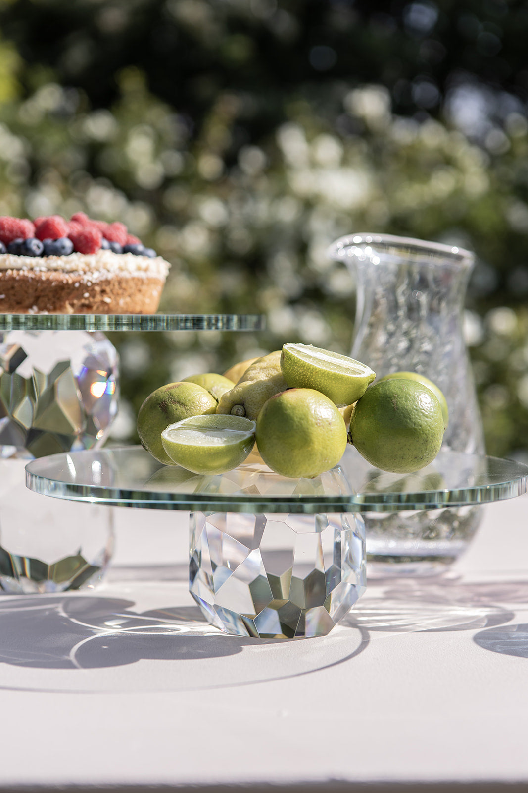 Storm Crystal Cake Stand, 31cm