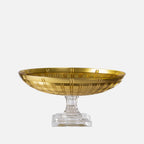 Susan Gold Acrylic Centerpiece Bowl – Decorative Dish
