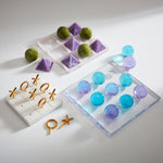 Brass Tic-Tac-Toe Set - Marble Base