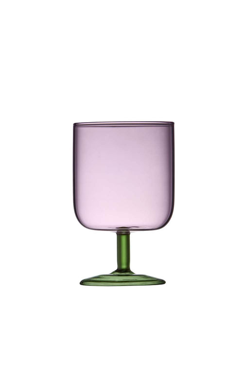 Torino Stemmed Glass, Pink, 300ml, Set of 2