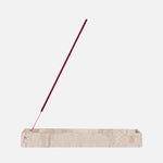 Travertine Marble Incense Holder – Beige