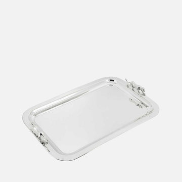 Abhika Leo Big Tray – Silver