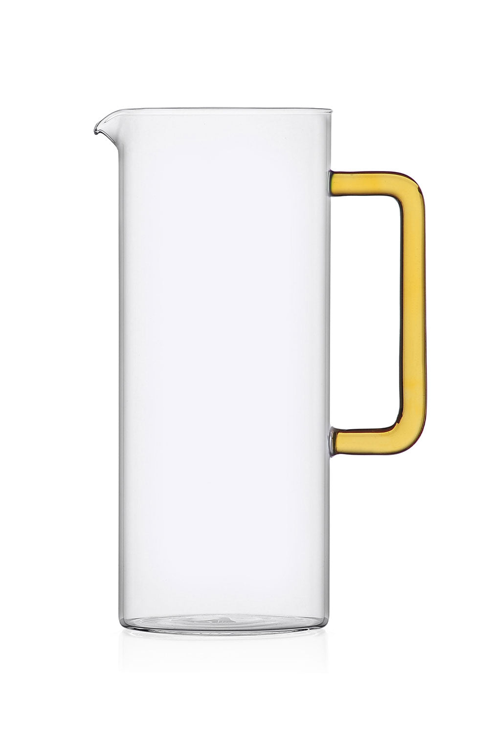 Tube Jug with Yellow Handle, 1.2 L