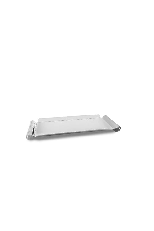 DT Tall Large Tray & Cover, Silver, 47x17cm