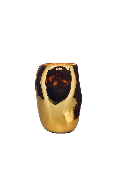 Onno Candle Cape Xl Ca20X30Cm Gold Zanzibar