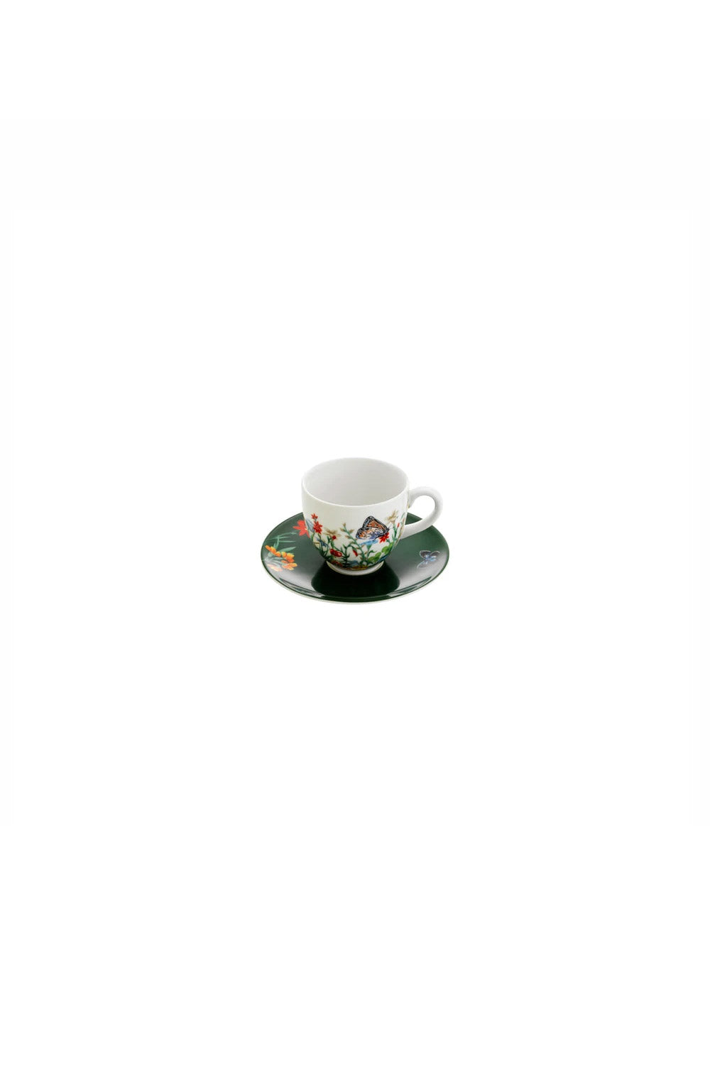 Jardin De Papillons Tea Cup & Saucer, 230ml