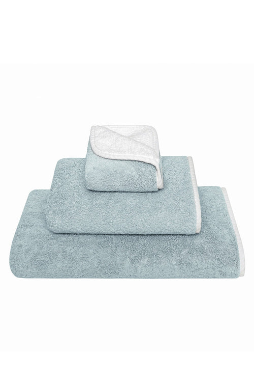 Bicolore Bath Towel, Seamist, 70x140cm