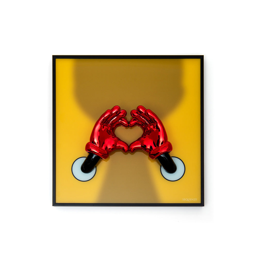 Wall He-Art Frame, Red