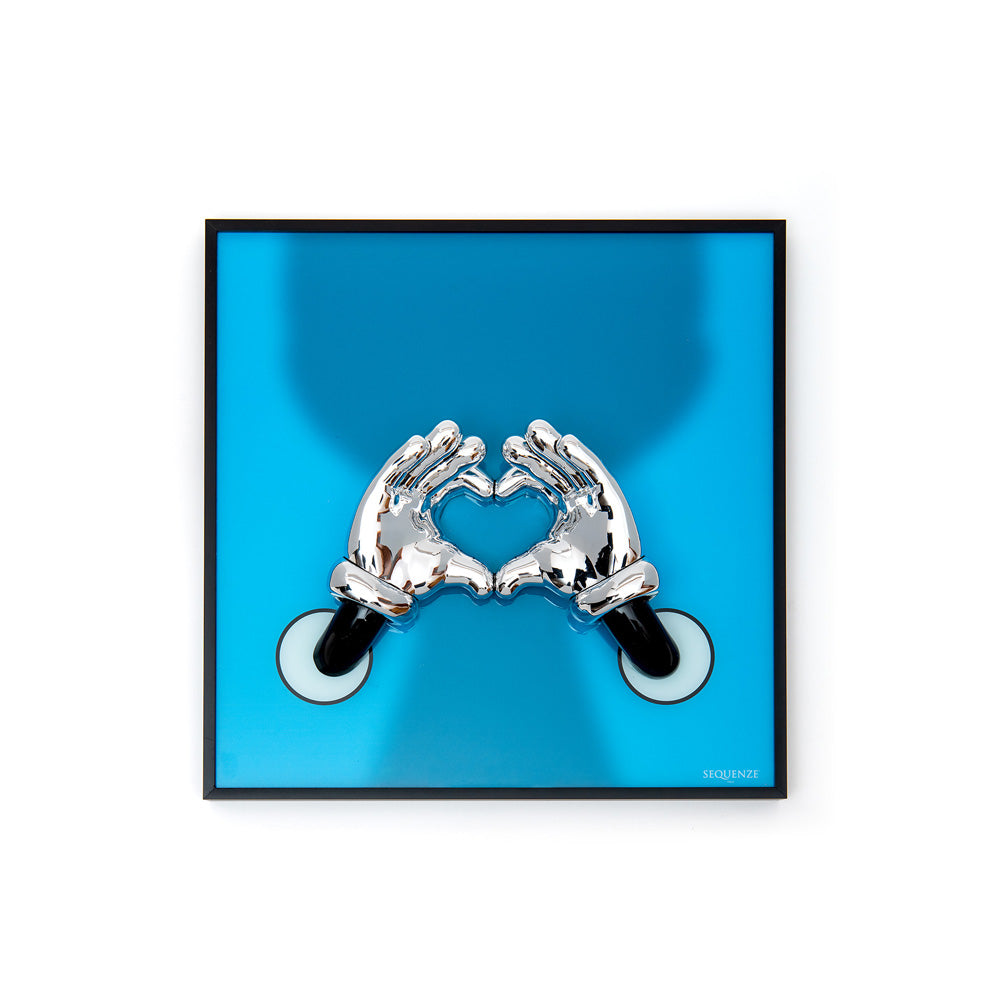 Wall He-Art Frame, Silver