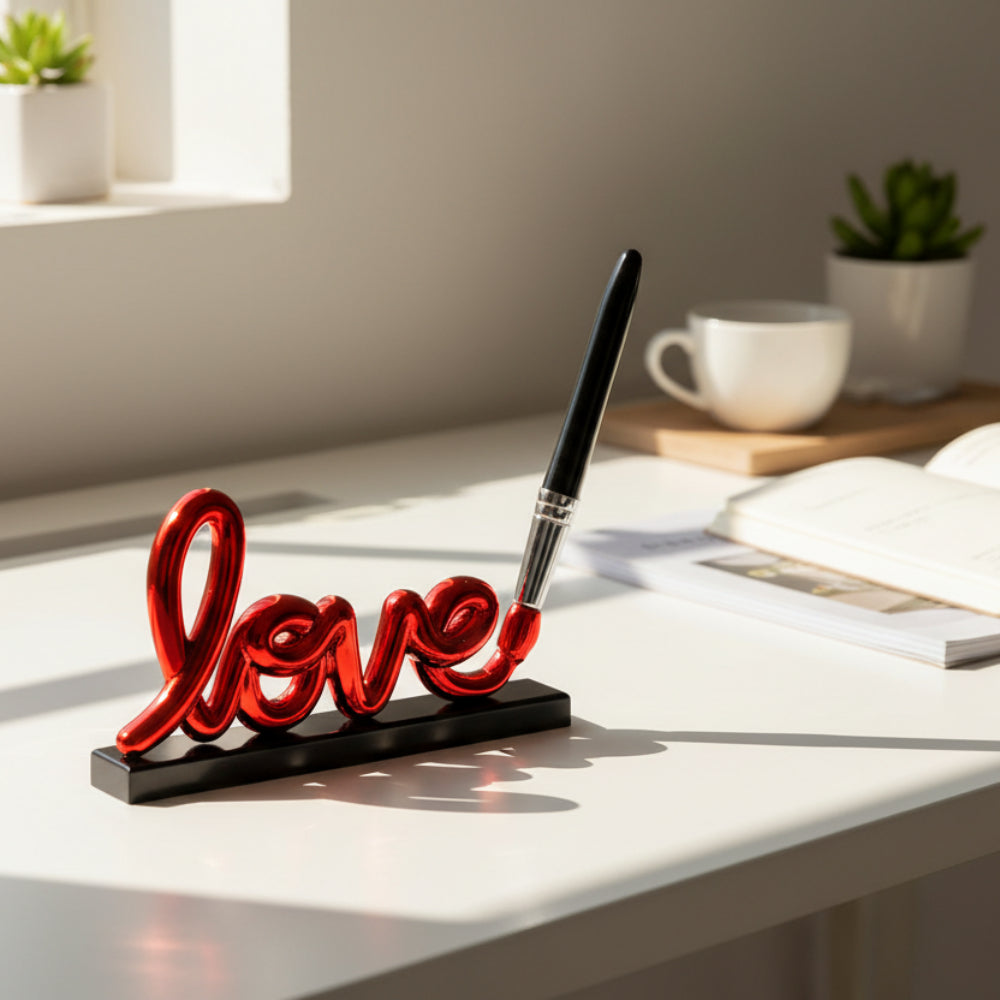 Sculpture Love Sign Red