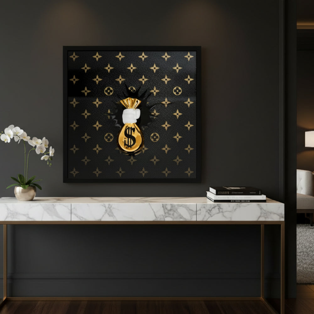 Money Bag Luxury Frame, 30cm
