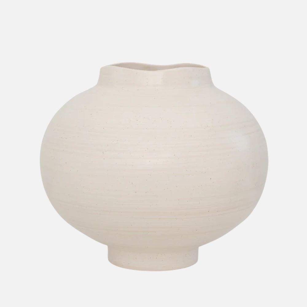 Camila Handmade Ceramic Vase – White