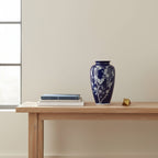 Abhika Chinoiserie Blossom Vase – Blue