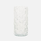 Esa Handmade Recycled Glass Vase – Transparent