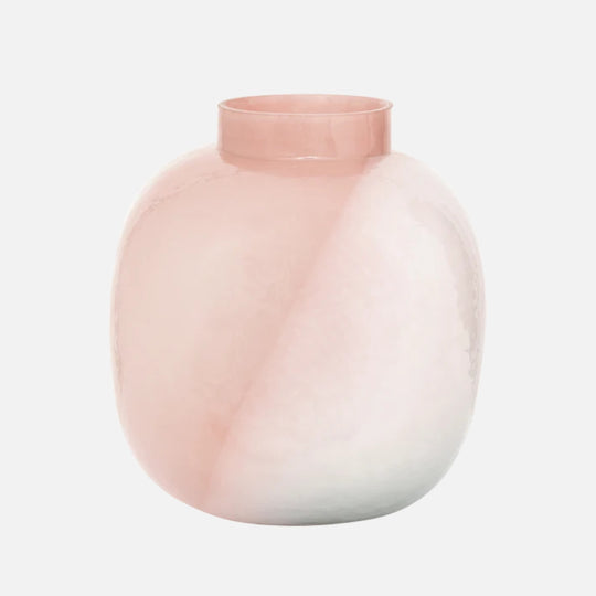 Riva Handmade Glass Vase – Rose Dawn