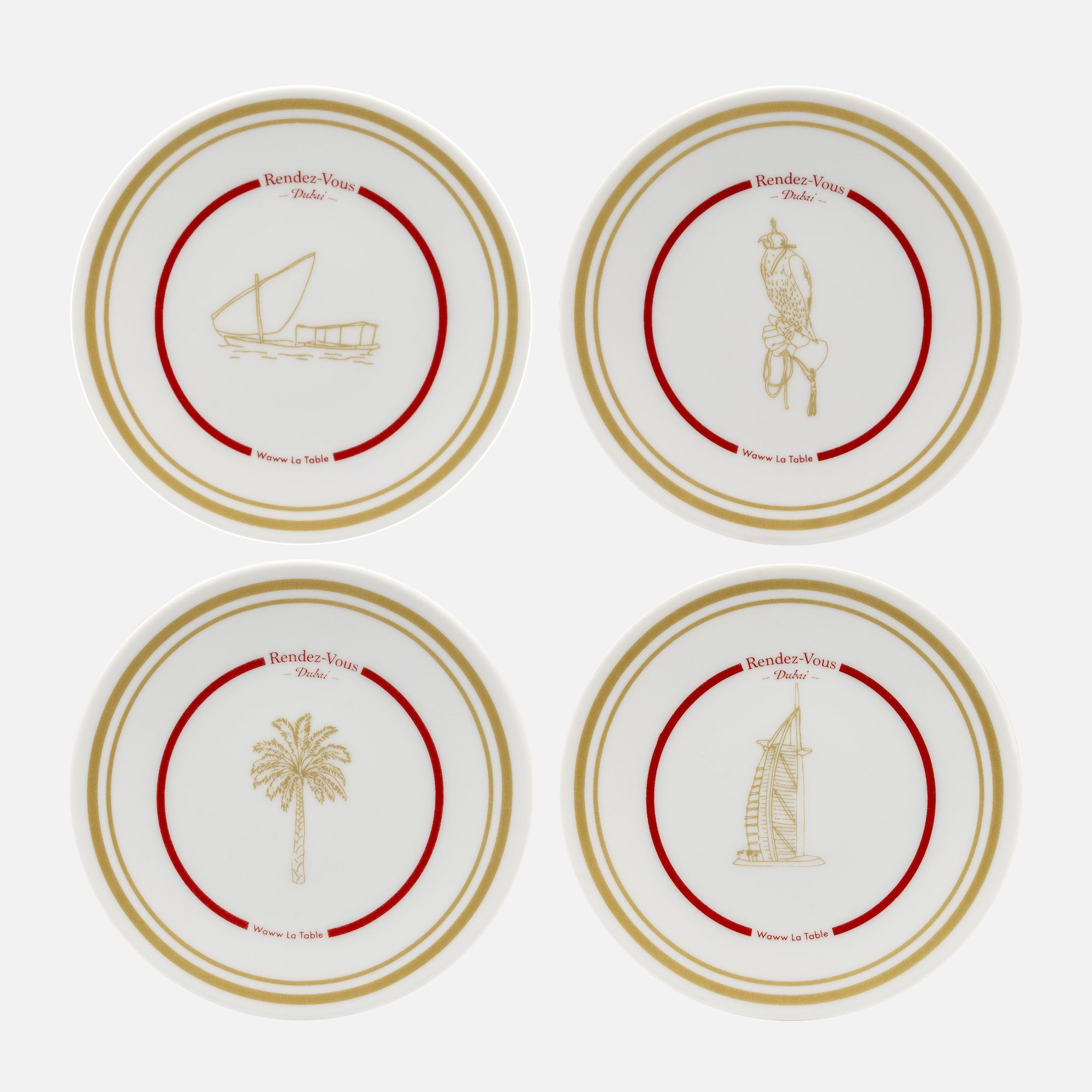 Bread & Butter plate  box of 4 (12.5cm)