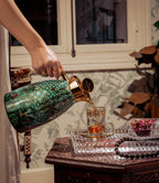 ترمس أمازونيا سعة 0.7 لتر، أوراق ذهبية ذهبية للمنزل