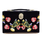Zoe Medium Jewellery Box in Indigo