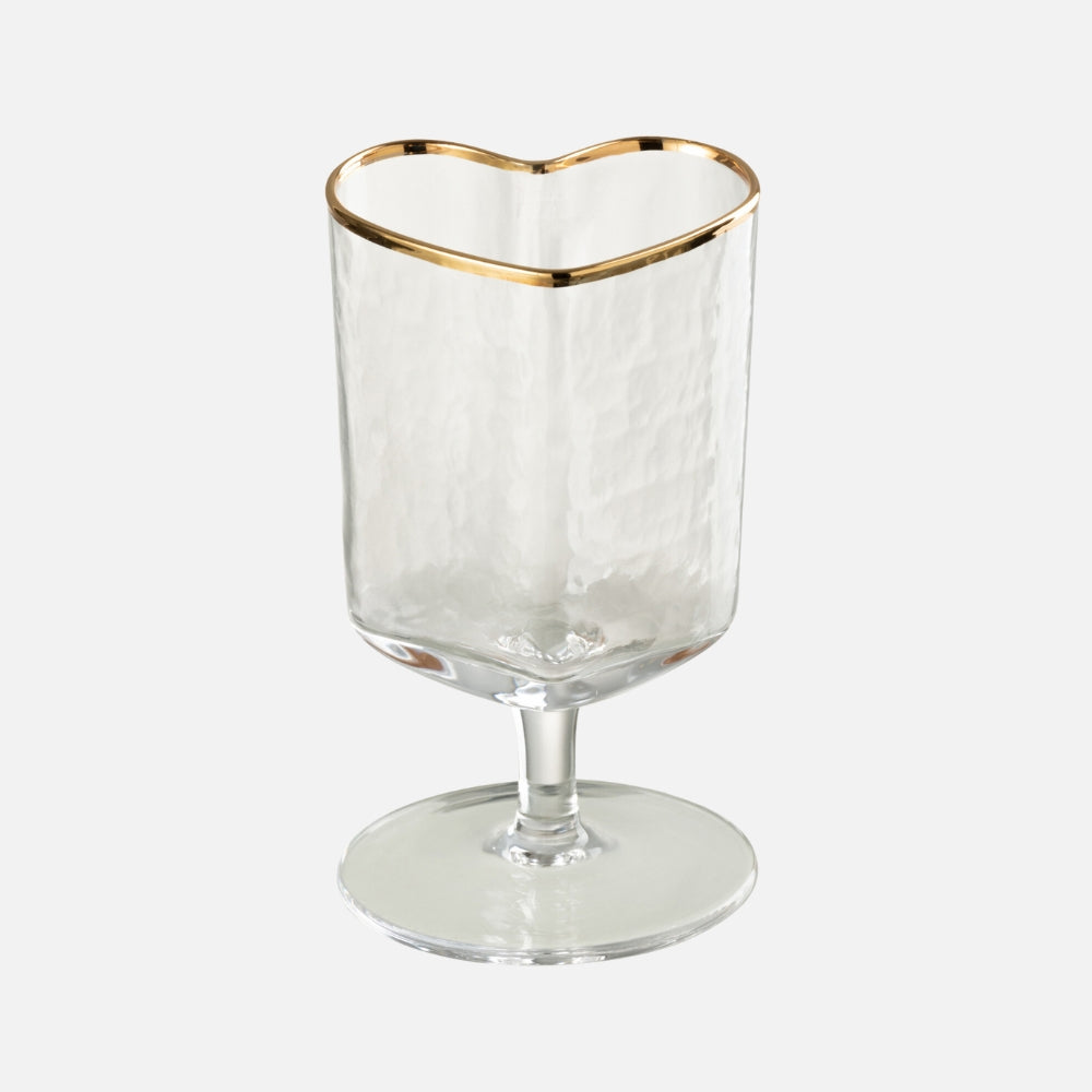 Heart Wine Glass – Romantic Glassware