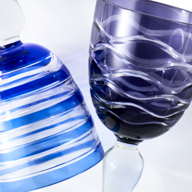 Pols Cobalt Mix Wine Glasses – (Set of 6)