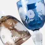 Peony Multicolour Wine Glasses – Set of 6