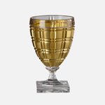 Winston Gold Acrylic Wine Glass