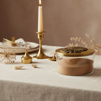 Candy Jar – Embossed Flower (Sahara Rose), Small