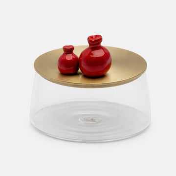 Candy Jar Alu Lid Red Pmgr Large