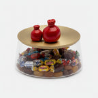 Candy Jar Alu Lid Red Pmgr Large