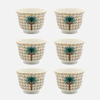 Sahara Rose Chaffe Cups – Set of 6