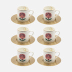 Sahara Rose Espresso Cups – Set of 6