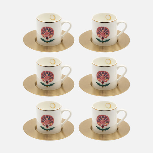 Sahara Rose Espresso Cups – Set of 6