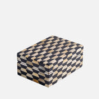 Deluxe Wood & Bone Storage Box, 19x13cm