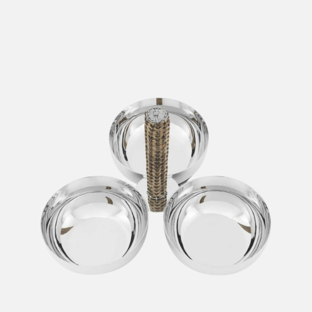 Hermiwicker 3 Section Snack Bowl