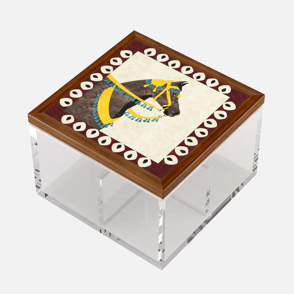 Faras Horse Accessory Box, 15x15cm