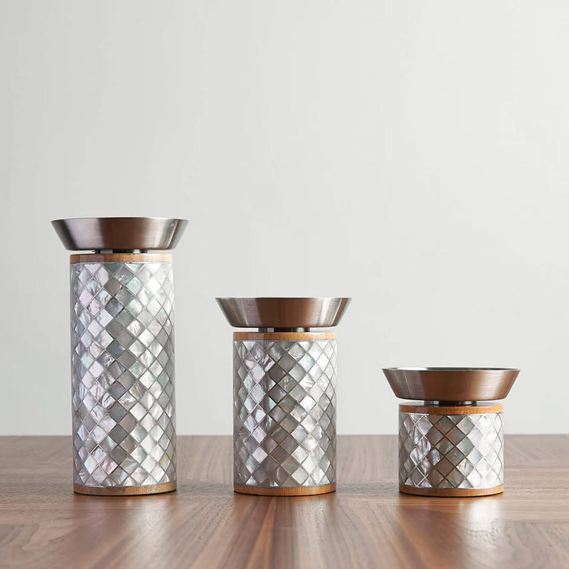 Mother of Pearl Mabkhara, (10.5 × 10.5 × 9cm)