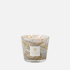 Baobab Collection Leaves Naïs 4-wick scented candle in mouth-blown glass, 500g, front view