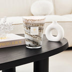 Baobab Collection Sand Atacama 7-wick scented candle in mouth-blown glass, 6.5kg, styled in a room setting (2)