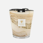 Baobab Collection Sand Siloli 4-wick scented candle in mouth-blown glass, 1.1kg, front view (2)